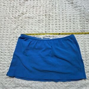 Lands' End Blue Swim Skirt